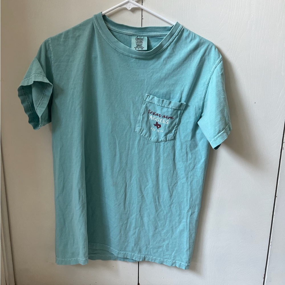 Comfort Colors Teal Crew Neck Tee